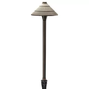 Traditional Umbrella Path Lights — solid cast brass LT2412 pathway light