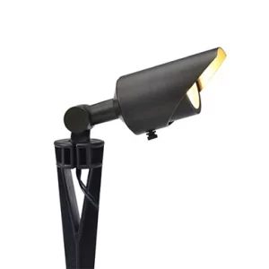 Up Light with Adjustable Shroud — solid brass LT2106 low voltage landscape fixture