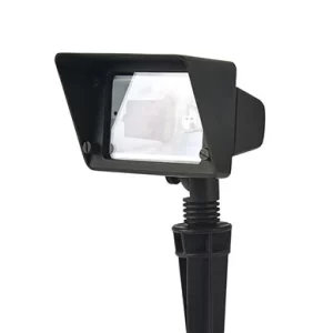 Square Flood Lights — solid brass LT2302 low voltage landscape fixture