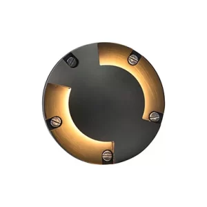 Two-Direction Turret Well Lights — solid brass LT2204B low voltage landscape fixture