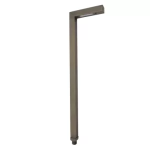 Modern Right Angle Path Lights — solid cast brass LT2404 pathway light