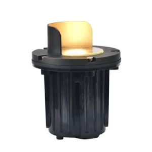 Shield Well Lights — solid brass LT2203B low voltage landscape fixture